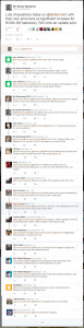 Complaints on my Twitter feed about Betterment price change - click for larger